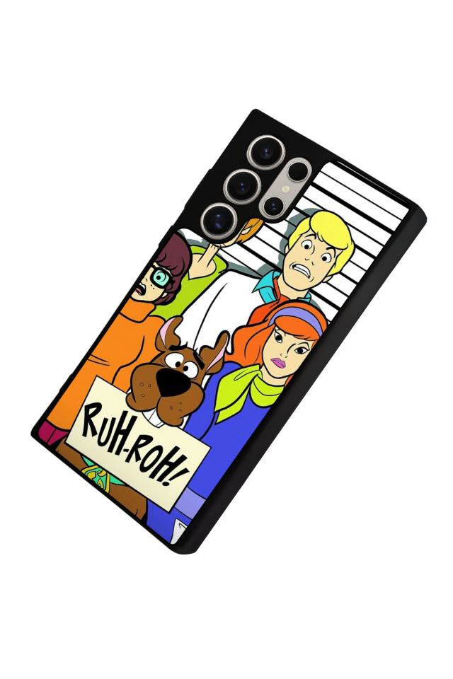 Samsung Galaxy S22 Ultra Uyumlu Scooby Doo Tasarımlı Glossy Premium Kılıf
