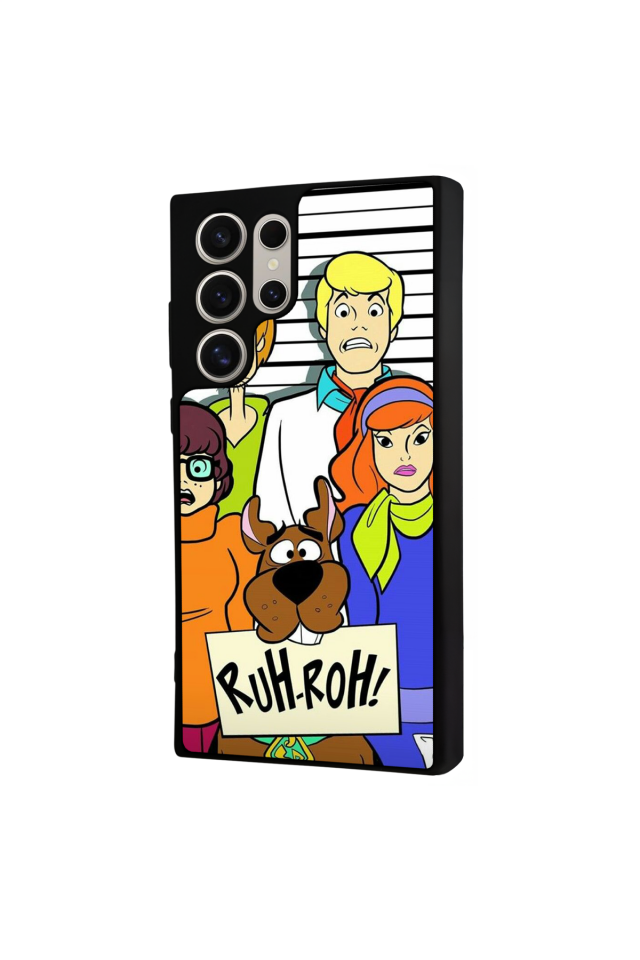 Samsung Galaxy S22 Ultra Uyumlu Scooby Doo Tasarımlı Glossy Premium Kılıf