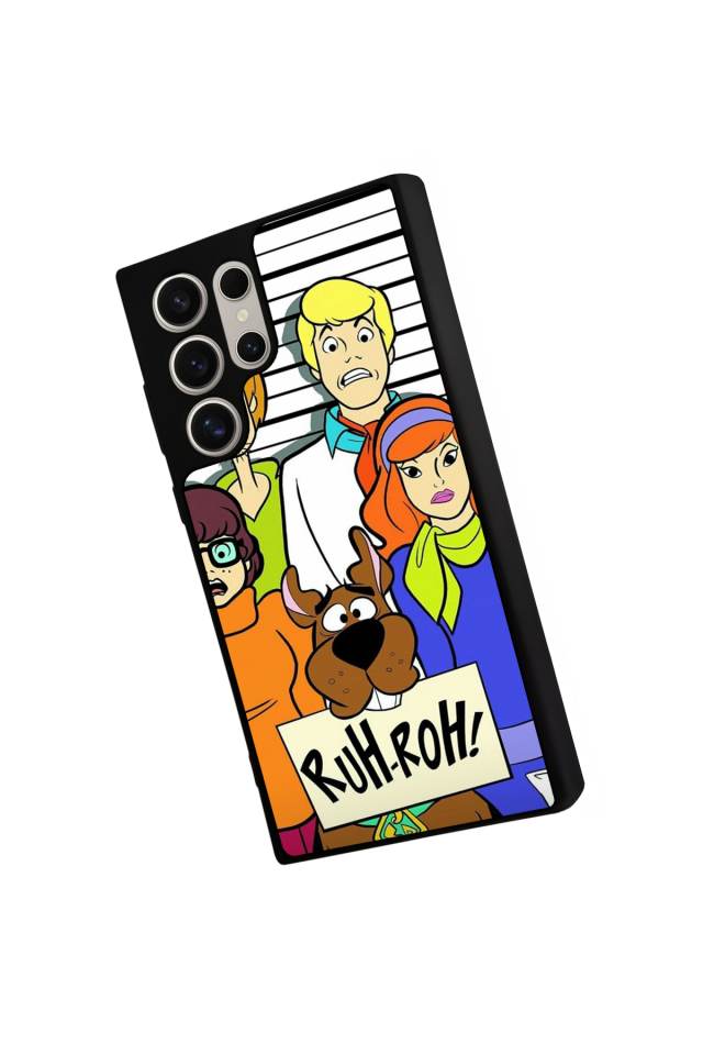 Samsung Galaxy S22 Ultra Uyumlu Scooby Doo Tasarımlı Glossy Premium Kılıf