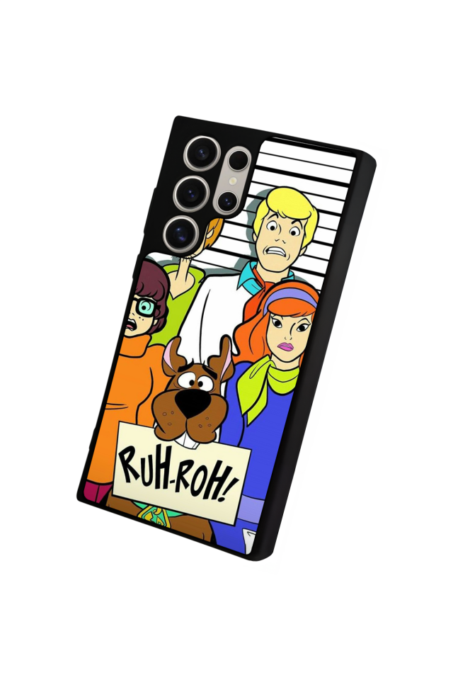 Samsung Galaxy S22 Ultra Uyumlu Scooby Doo Tasarımlı Glossy Premium Kılıf