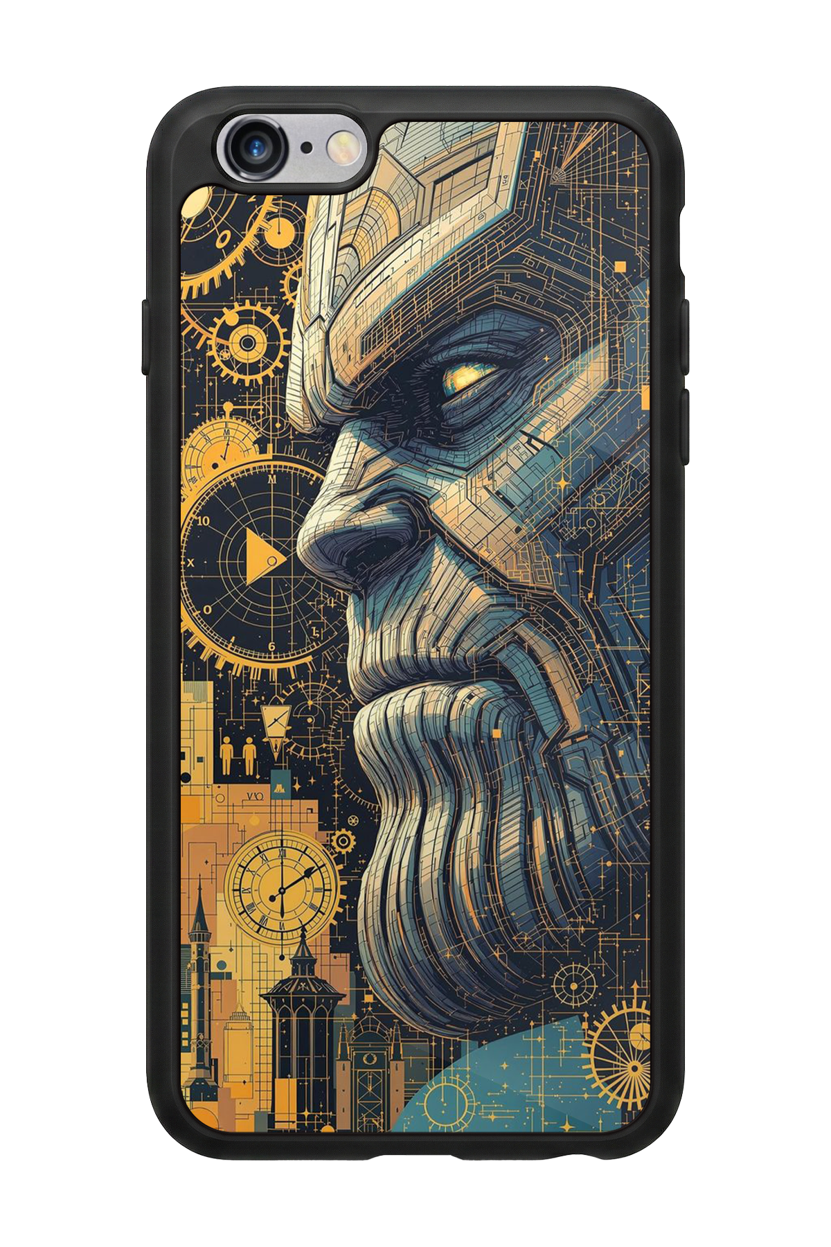 iPhone 6 Plus Uyumlu Thanos Tasarımlı Glossy Premium Kılıf