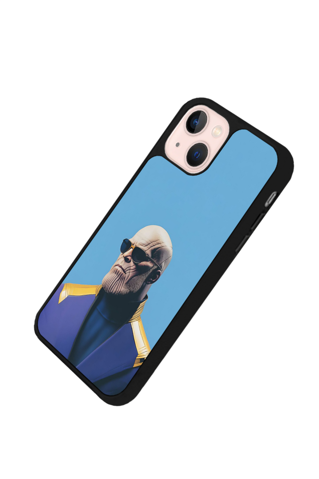 iPhone 13 Mini Uyumlu Thanos Tasarımlı Glossy Premium Kılıf