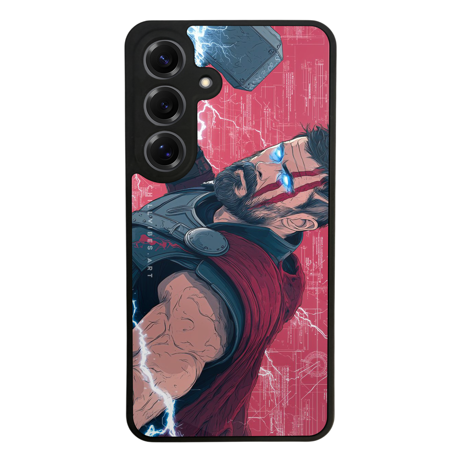 Samsung Galaxy S25 Uyumlu Thor Tasarımlı Glossy Premium Kılıf