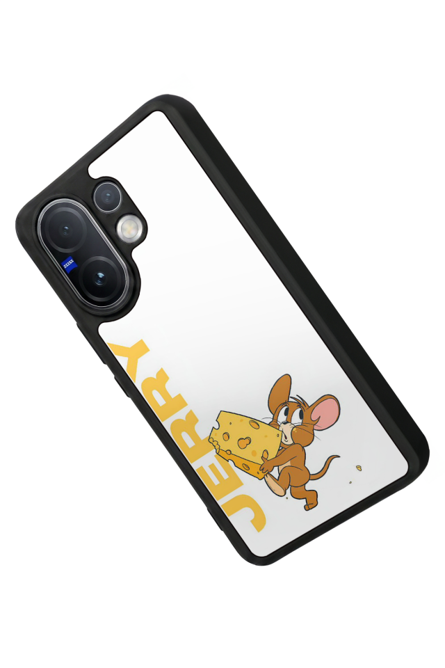 Vivo V60 Uyumlu Tom And Jerry Tasarımlı Glossy Premium Kılıf