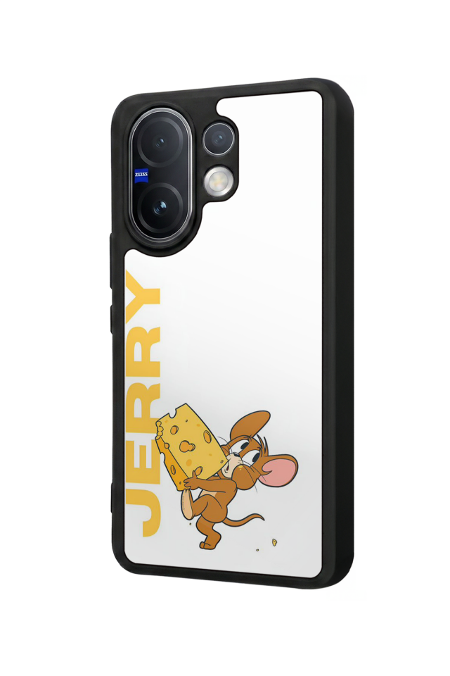 Vivo V60 Uyumlu Tom And Jerry Tasarımlı Glossy Premium Kılıf