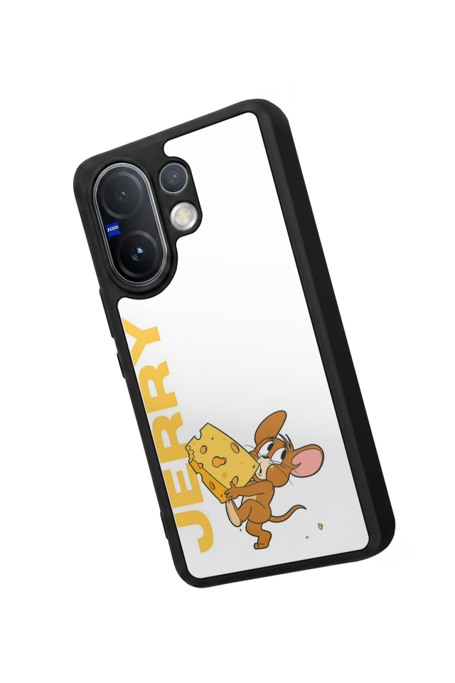 Vivo V60 Uyumlu Tom And Jerry Tasarımlı Glossy Premium Kılıf