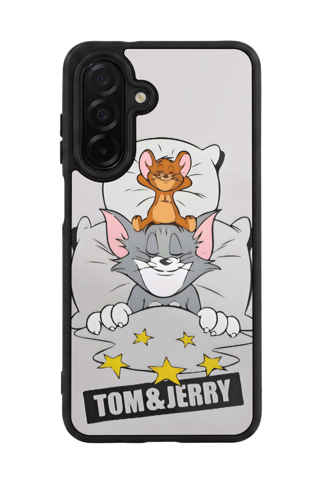 Samsung Galaxy A56 Uyumlu Tom And Jerry Tasarımlı Glossy Premium Kılıf