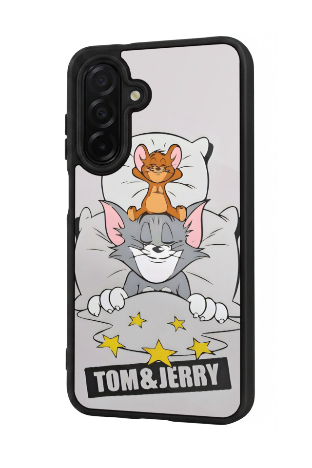 Samsung Galaxy A56 Uyumlu Tom And Jerry Tasarımlı Glossy Premium Kılıf