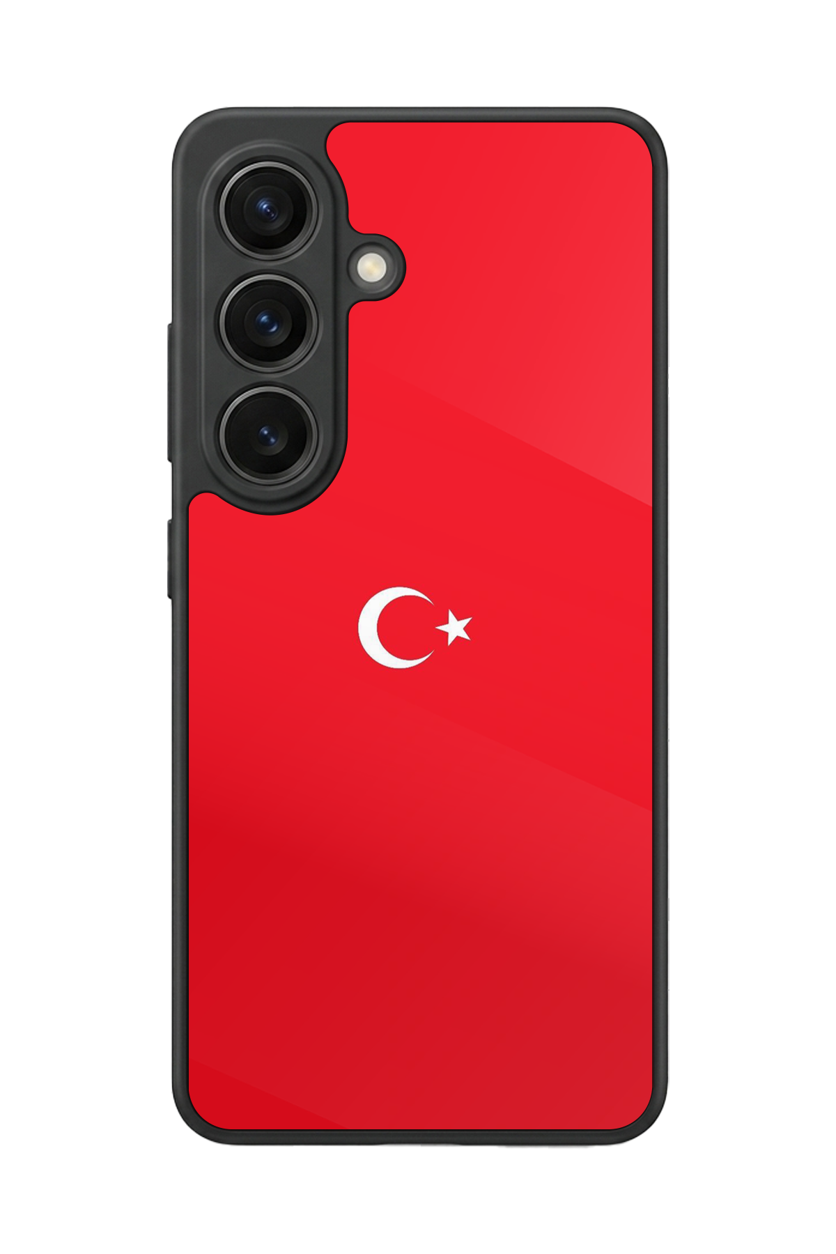 Samsung Galaxy S26 Uyumlu Türk Bayragi Tasarımlı Glossy Premium Kılıf