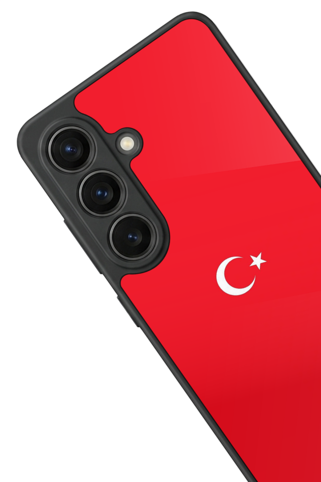 Samsung Galaxy S26 Uyumlu Türk Bayragi Tasarımlı Glossy Premium Kılıf