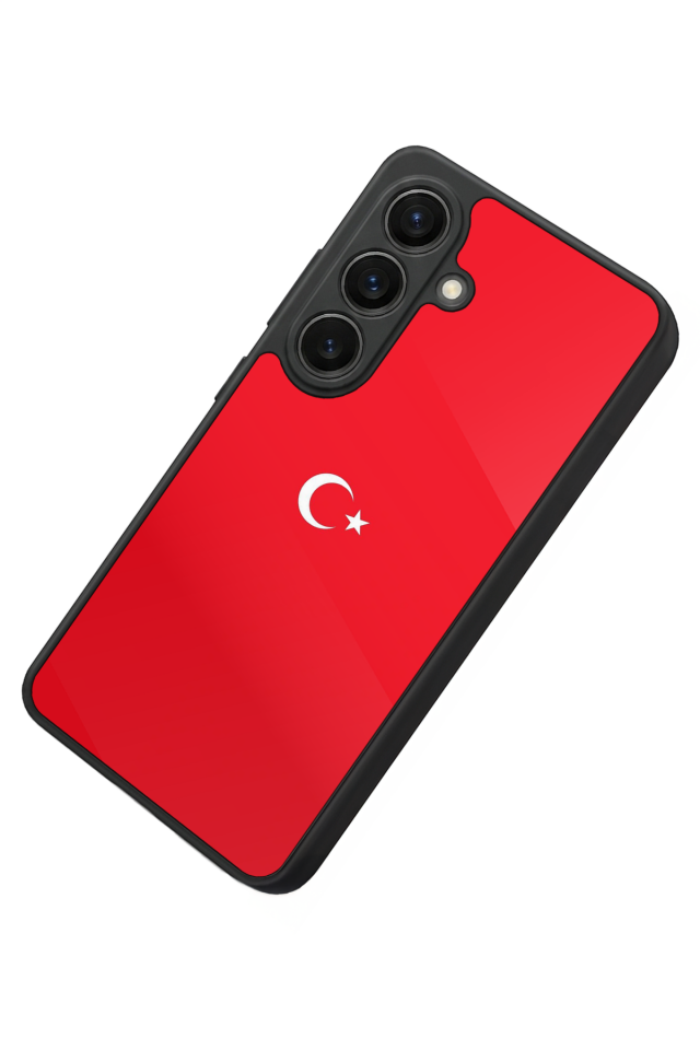 Samsung Galaxy S26 Uyumlu Türk Bayragi Tasarımlı Glossy Premium Kılıf