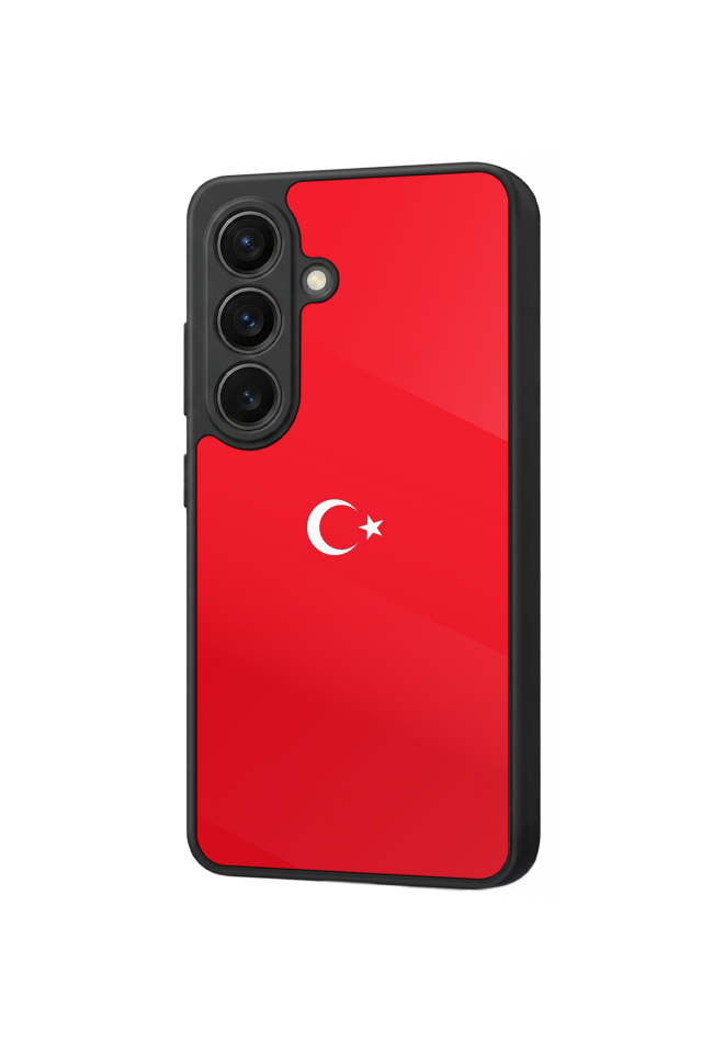 Samsung Galaxy S26 Uyumlu Türk Bayragi Tasarımlı Glossy Premium Kılıf