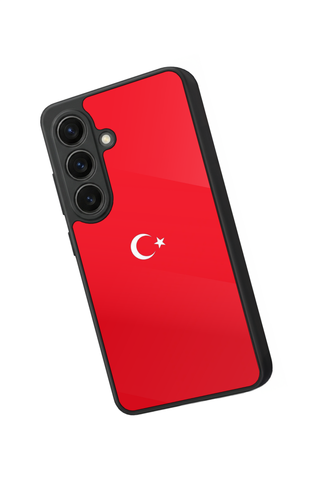 Samsung Galaxy S26 Uyumlu Türk Bayragi Tasarımlı Glossy Premium Kılıf