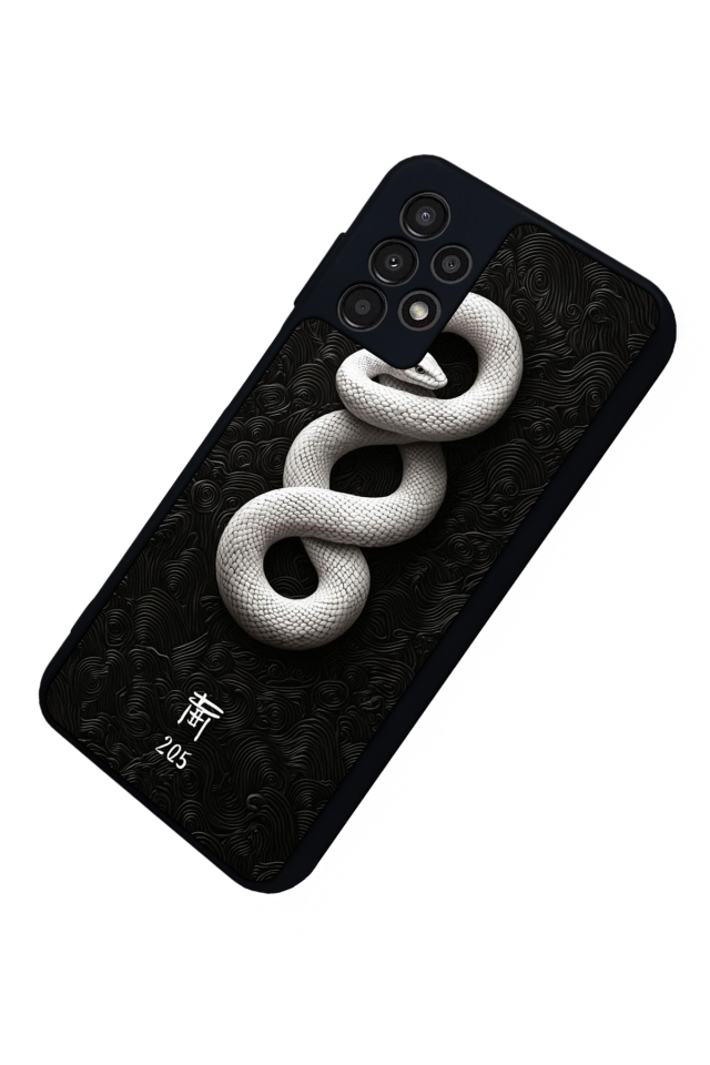 Samsung Galaxy A13 Uyumlu Yılan Tasarımlı Glossy Premium Kılıf
