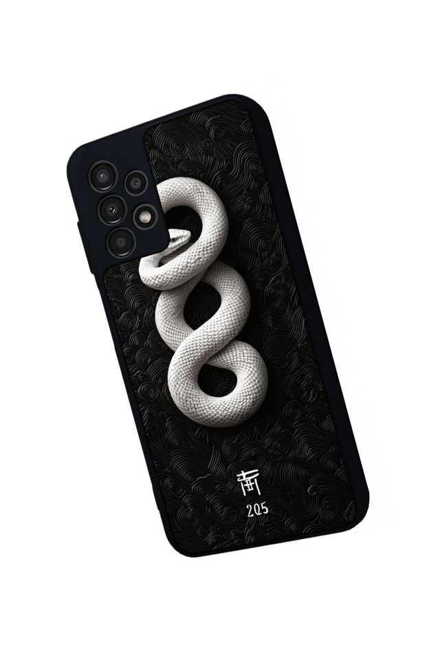 Samsung Galaxy A13 Uyumlu Yılan Tasarımlı Glossy Premium Kılıf