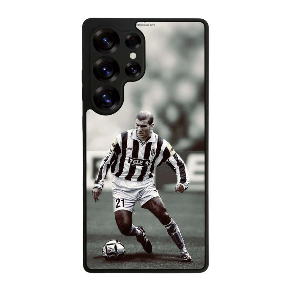 Samsung Galaxy S25 Ultra Uyumlu Zidane Tasarımlı Glossy Premium Kılıf