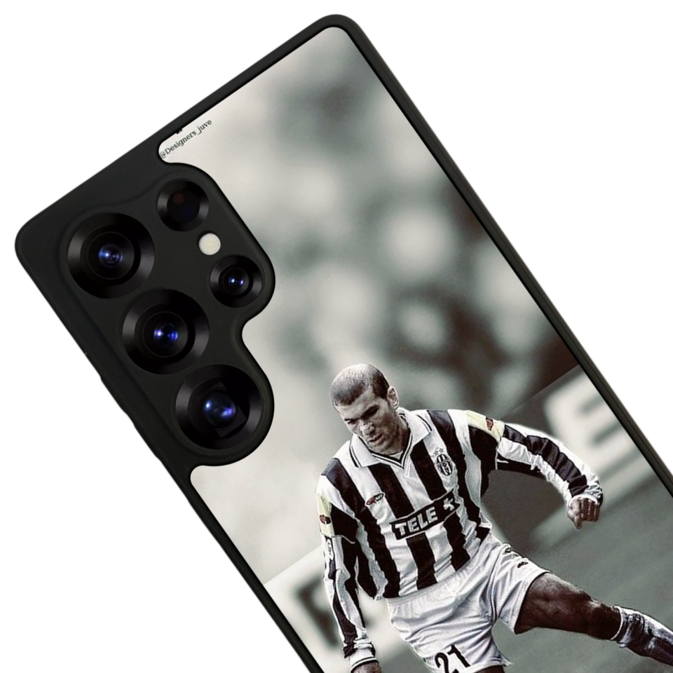 Samsung Galaxy S25 Ultra Uyumlu Zidane Tasarımlı Glossy Premium Kılıf