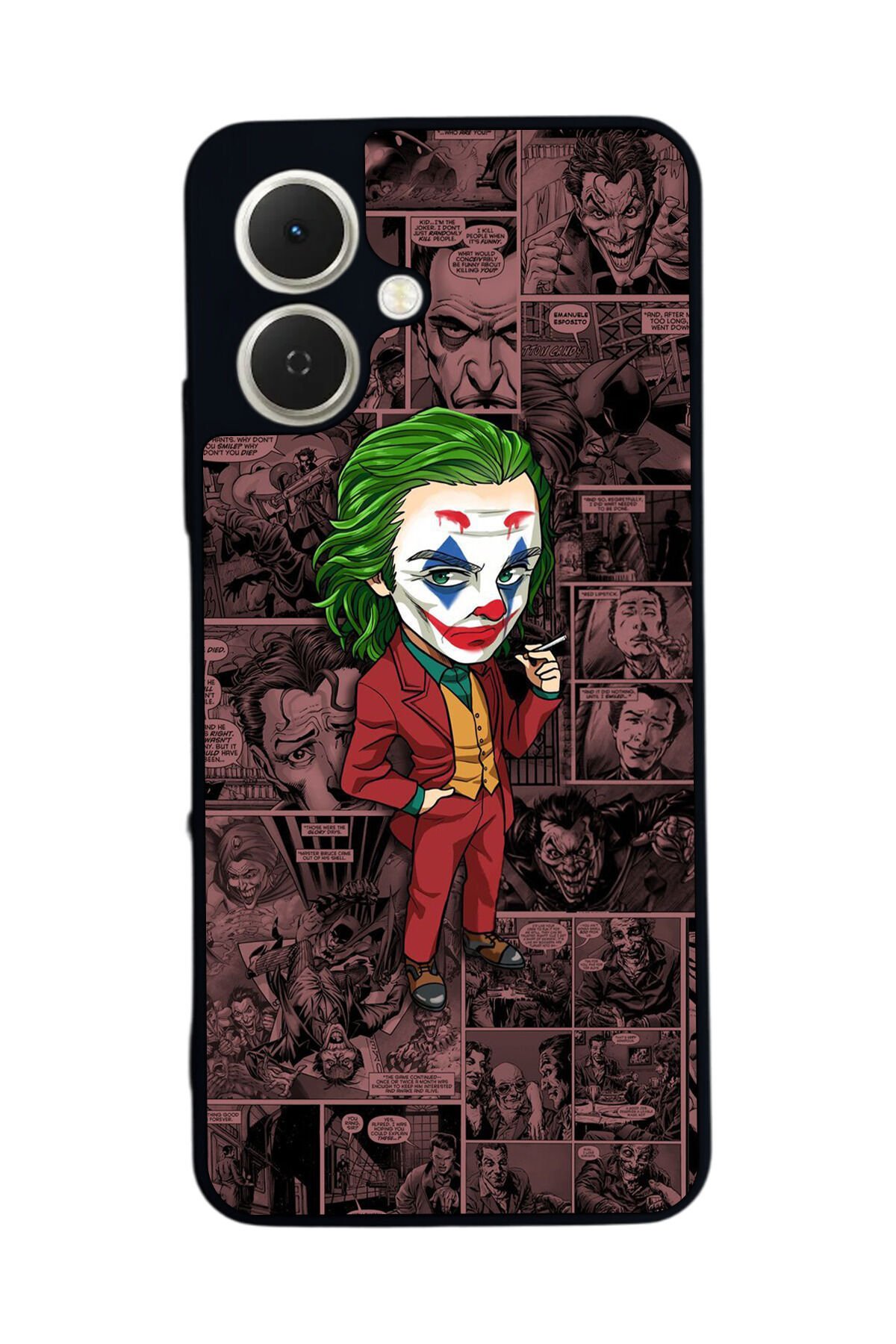 Tecno Spark GO 2 Uyumlu Joker Tasarımlı Glossy Premium Kılıf