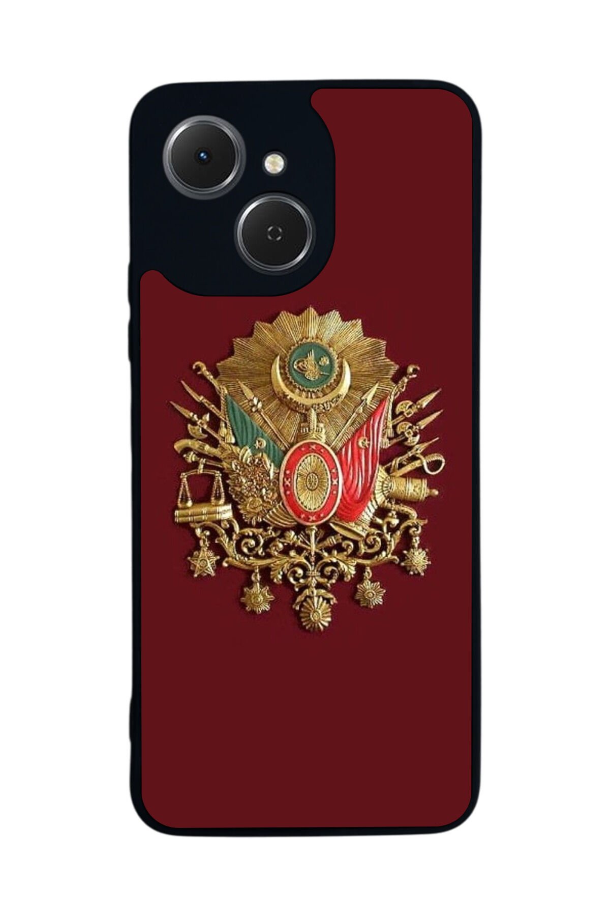 Tecno Spark 40C Uyumlu Osmanli Tugrasi Tasarımlı Glossy Premium Kılıf