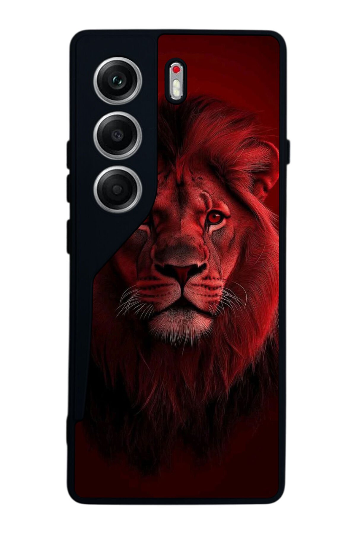 Tecno Camon 40 Uyumlu Aslan Tasarımlı Glossy Premium Kılıf