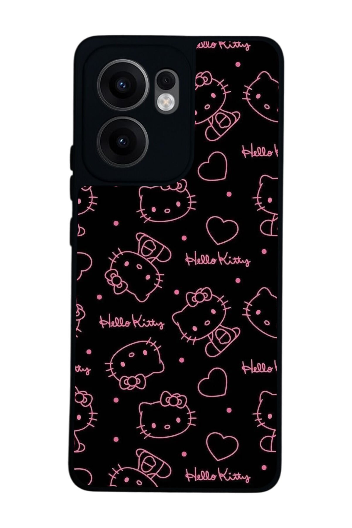 Oppo Reno 13F Uyumlu HelloKitty Tasarımlı Glossy Premium Kılıf