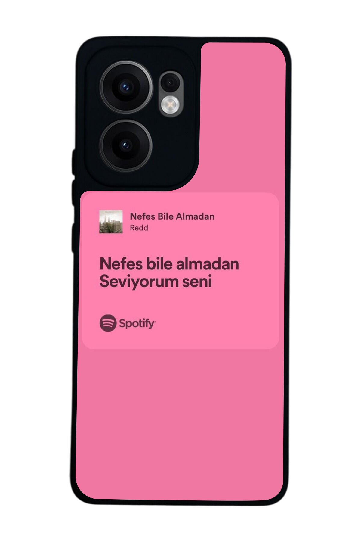 Oppo Reno 13F Uyumlu Sarki Sozleri Tasarımlı Glossy Premium Kılıf