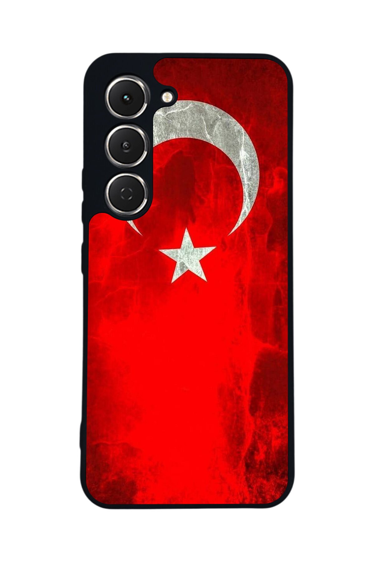 Tecno Spark 40 Pro Uyumlu Türk Bayragi Tasarımlı Glossy Premium Kılıf