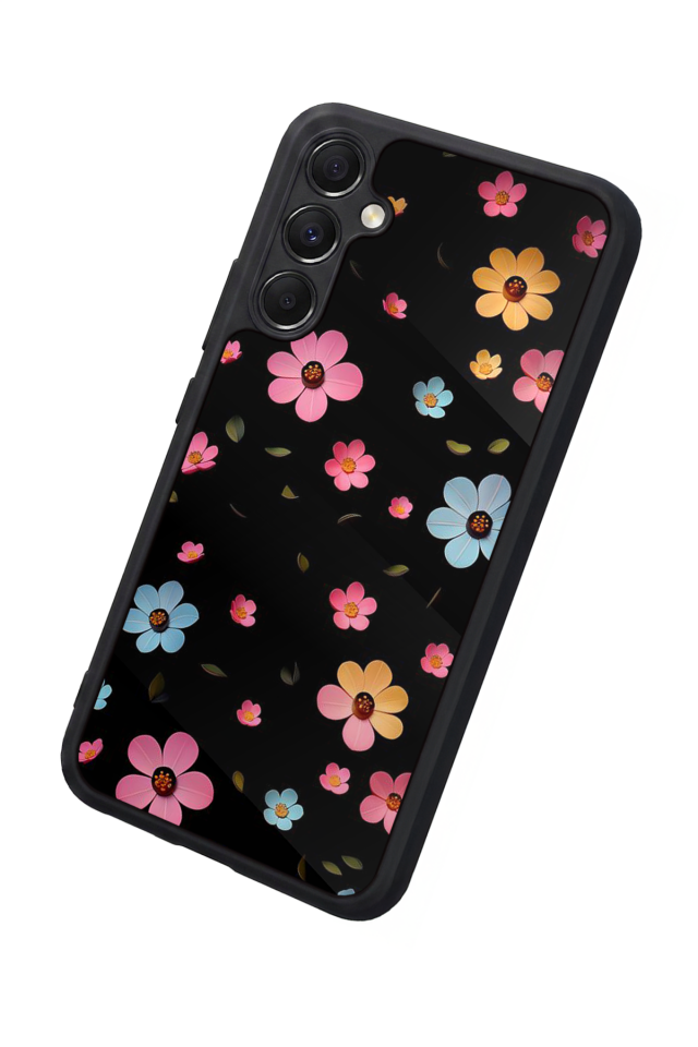 Samsung Galaxy A34 Uyumlu Cicek Tasarımlı Glossy Premium Kılıf