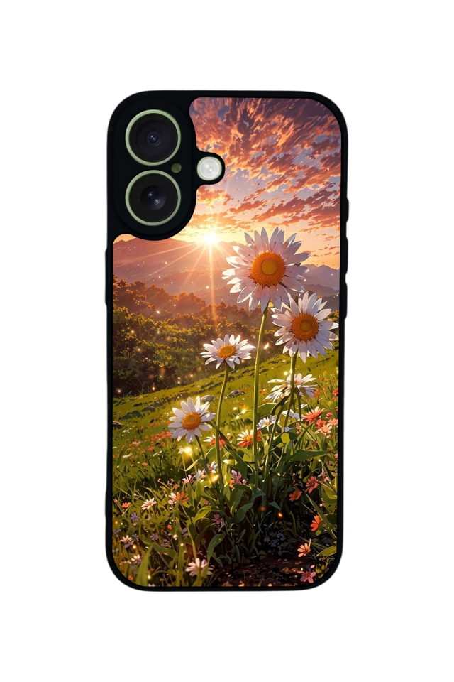 iPhone 17 Uyumlu Cicek Tasarımlı Glossy Premium Kılıf