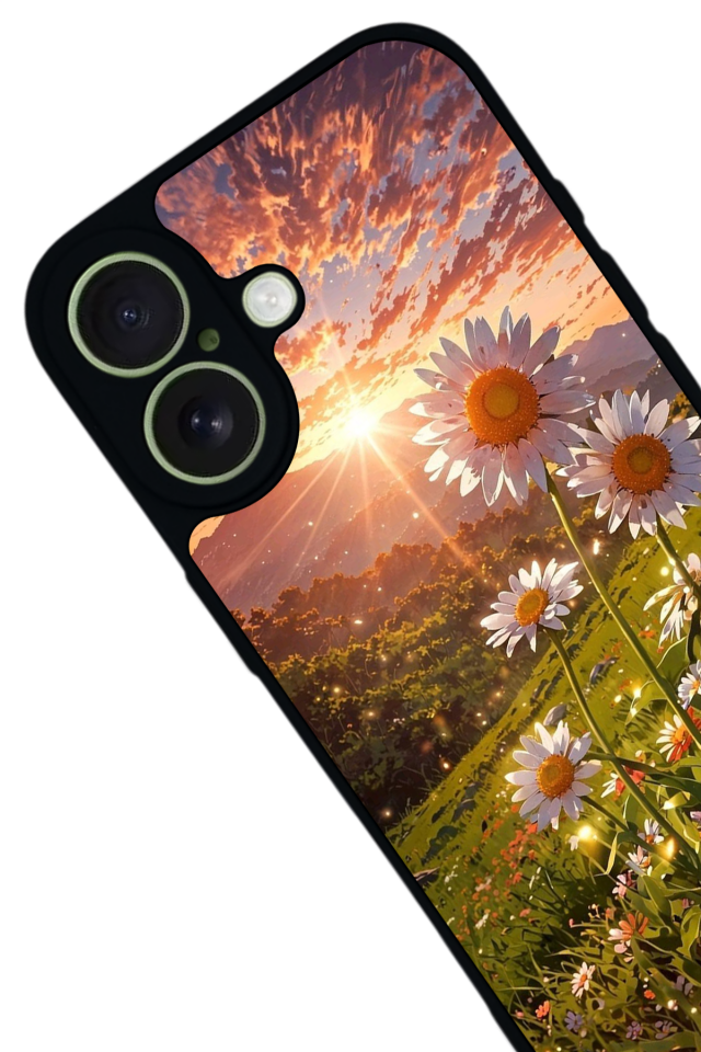 iPhone 17 Uyumlu Cicek Tasarımlı Glossy Premium Kılıf