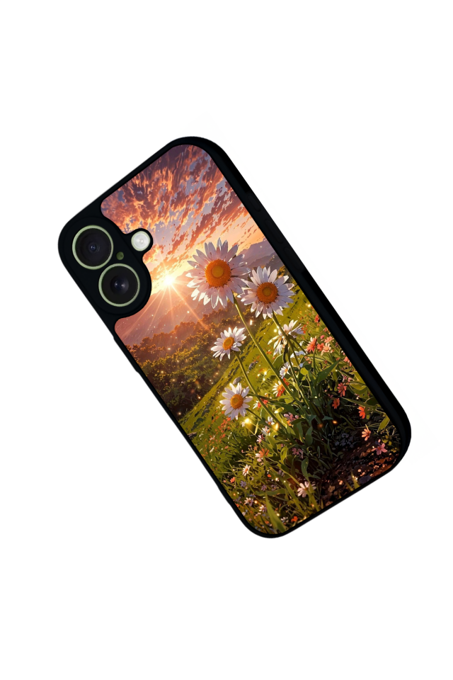 iPhone 17 Uyumlu Cicek Tasarımlı Glossy Premium Kılıf