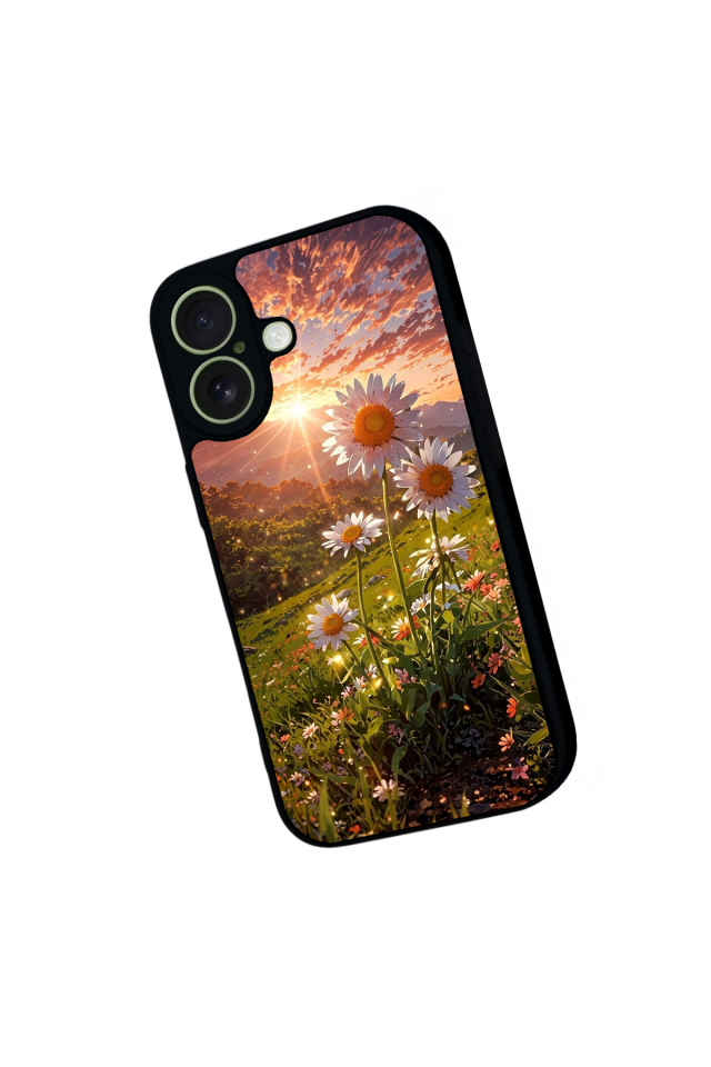 iPhone 17 Uyumlu Cicek Tasarımlı Glossy Premium Kılıf