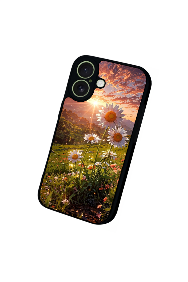 iPhone 17 Uyumlu Cicek Tasarımlı Glossy Premium Kılıf
