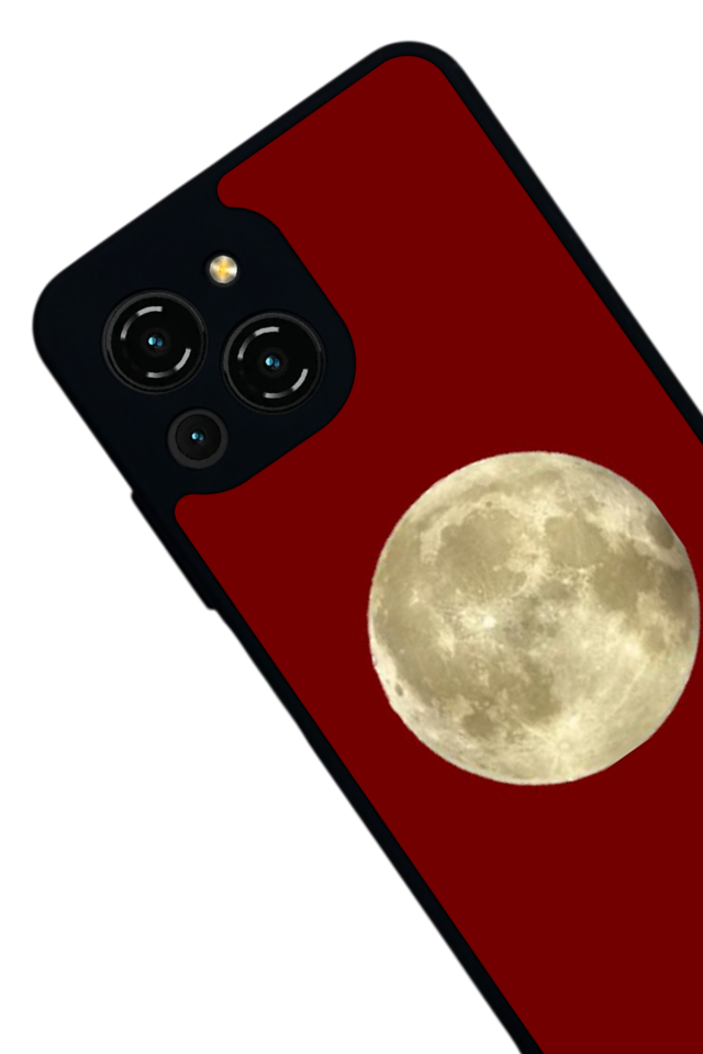 Reeder S23 Pro Max Uyumlu Kirmizi Tasarımlı Glossy Premium Kılıf