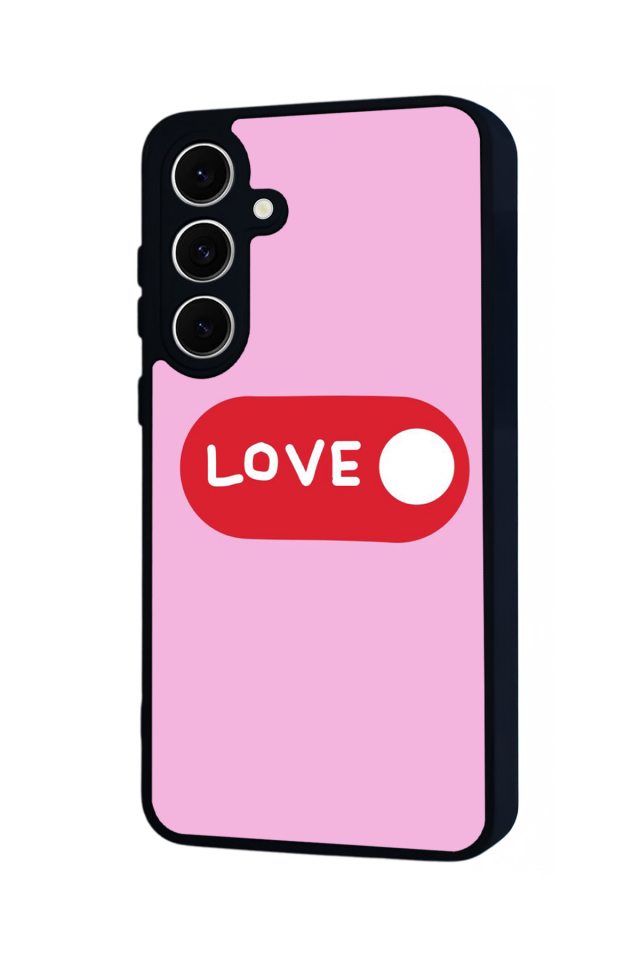 Samsung Galaxy A16 Uyumlu Kalp Love Tasarımlı Glossy Premium Kılıf