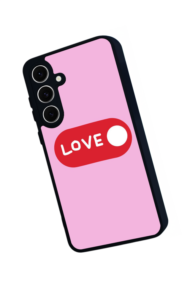 Samsung Galaxy A16 Uyumlu Kalp Love Tasarımlı Glossy Premium Kılıf