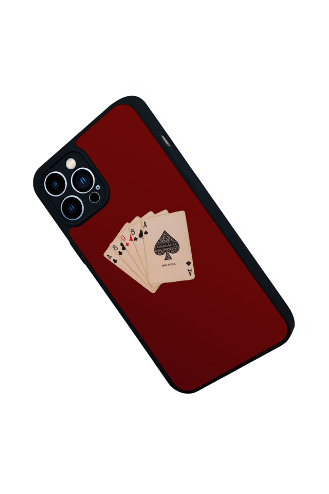 iPhone 13 Pro Max Uyumlu Kart Tasarımlı Glossy Premium Kılıf