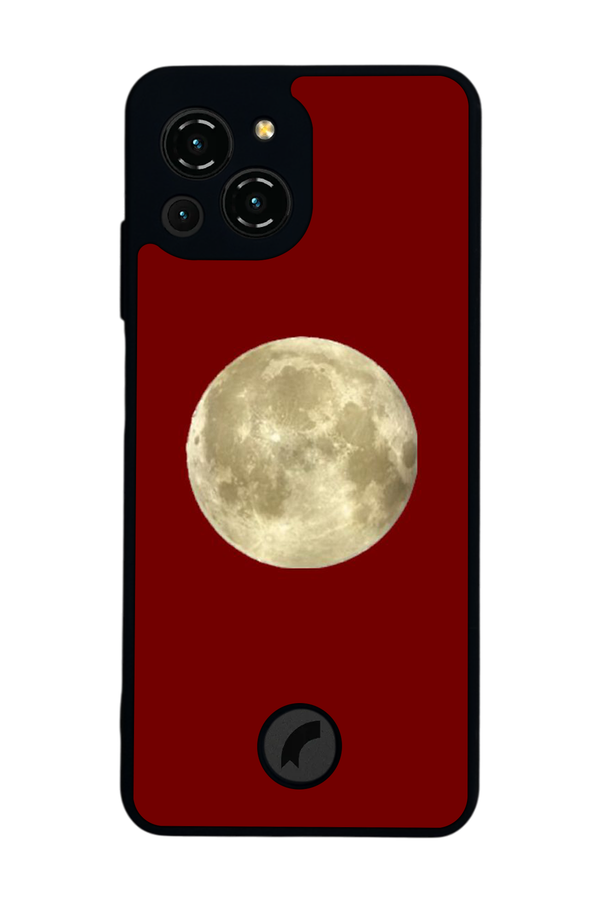 Reeder S23 Pro Max Uyumlu Kirmizi Tasarımlı Glossy Premium Kılıf