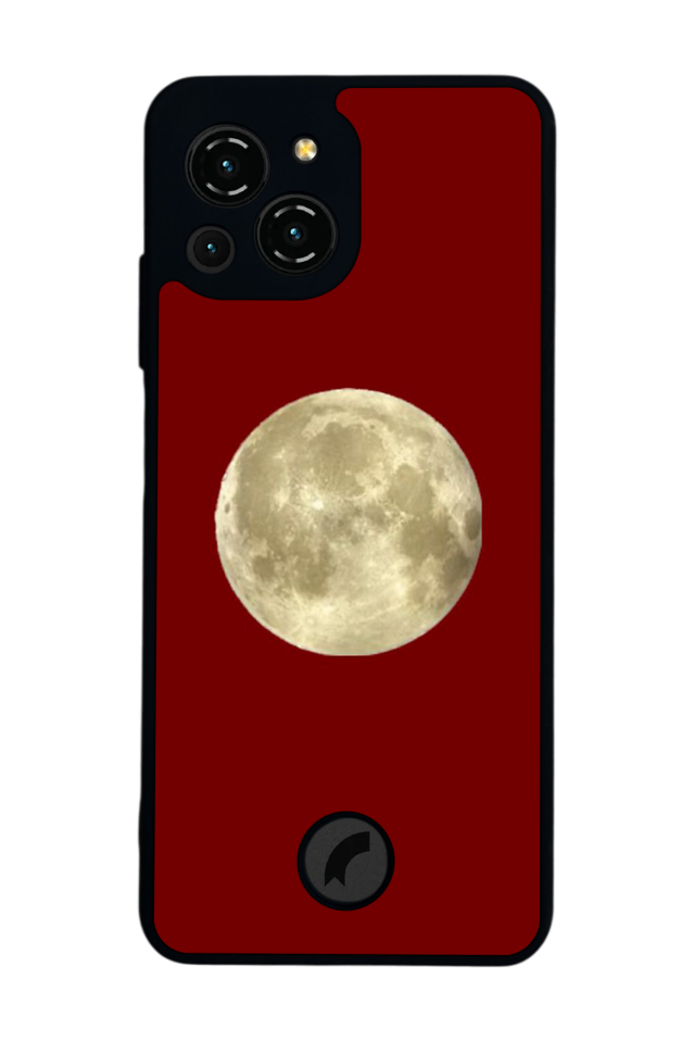 Reeder S23 Pro Max Uyumlu Kirmizi Tasarımlı Glossy Premium Kılıf