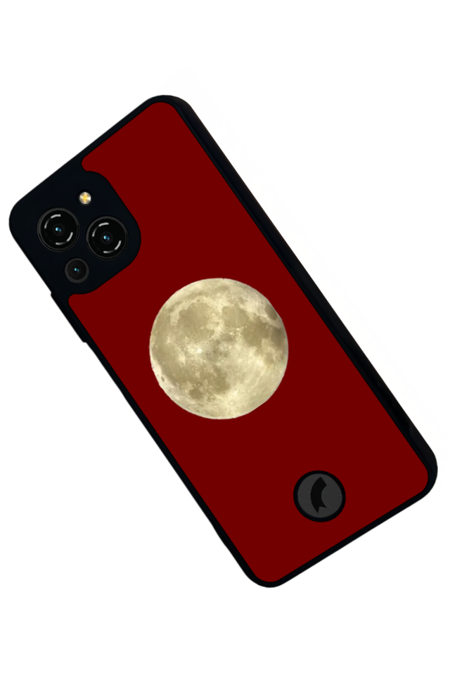 Reeder S23 Pro Max Uyumlu Kirmizi Tasarımlı Glossy Premium Kılıf