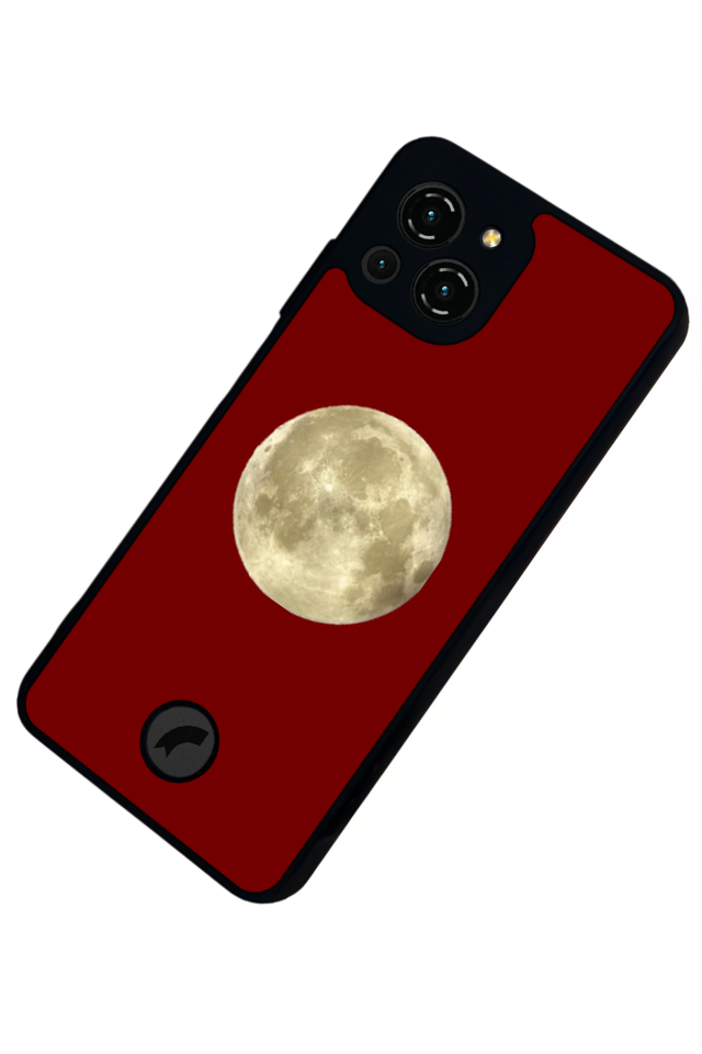 Reeder S23 Pro Max Uyumlu Kirmizi Tasarımlı Glossy Premium Kılıf