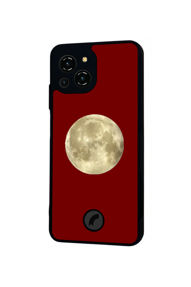 Reeder S23 Pro Max Uyumlu Kirmizi Tasarımlı Glossy Premium Kılıf