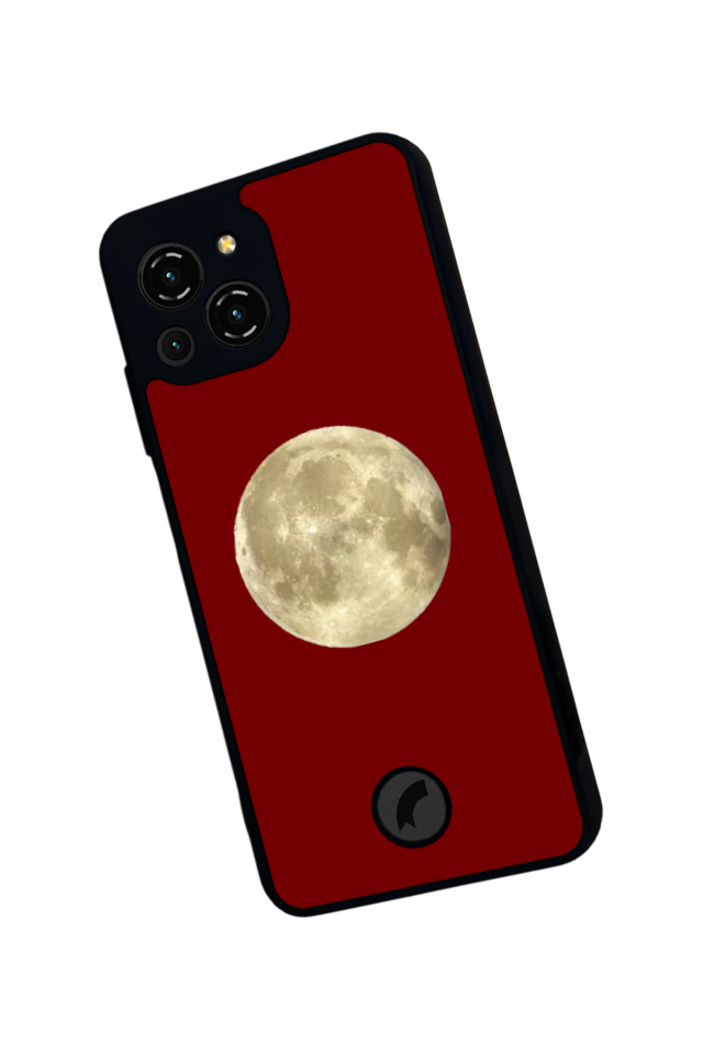 Reeder S23 Pro Max Uyumlu Kirmizi Tasarımlı Glossy Premium Kılıf