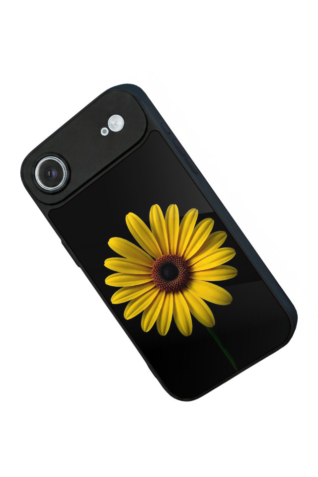iPhone 17 Air Uyumlu Papatya Tasarımlı Glossy Premium Kılıf