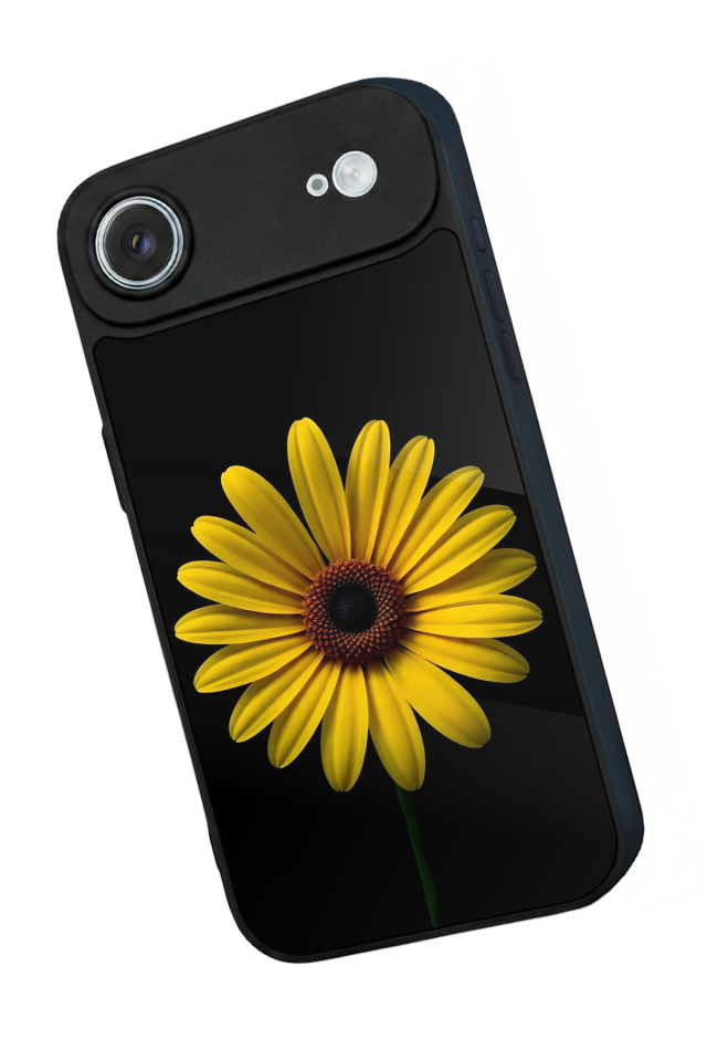 iPhone 17 Air Uyumlu Papatya Tasarımlı Glossy Premium Kılıf