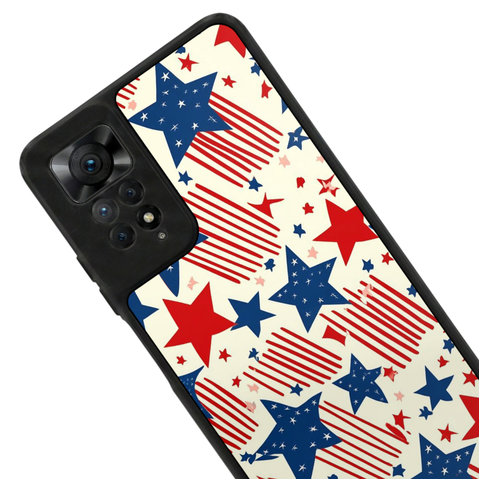 Xiaomi Redmi Note 11 Pro Uyumlu Retro Yildizlar Tasarımlı Glossy Premium Kılıf