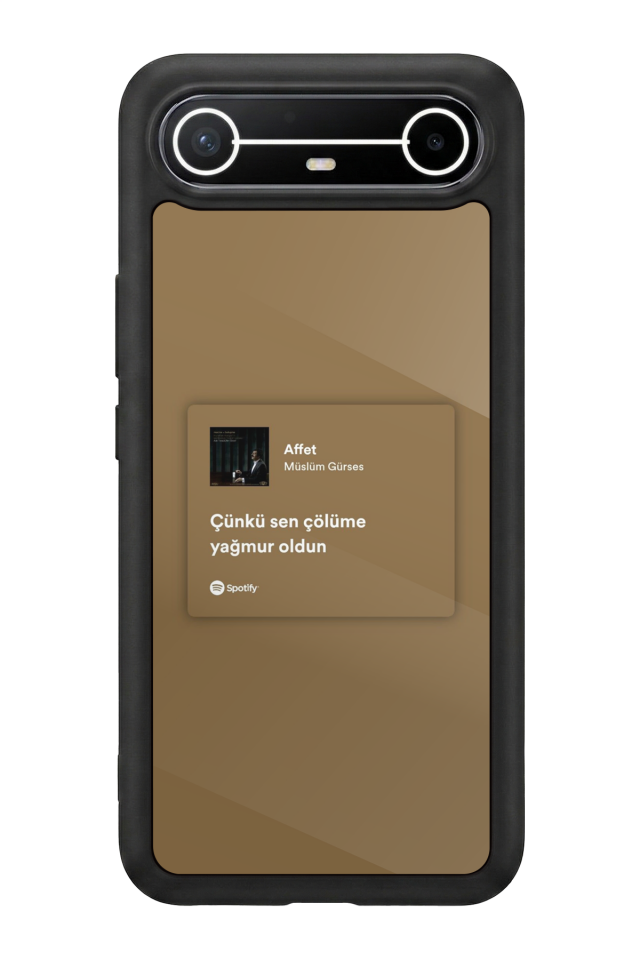 Tecno Spark Slim 5G Uyumlu Sarki Sozleri Tasarımlı Glossy Premium Kılıf