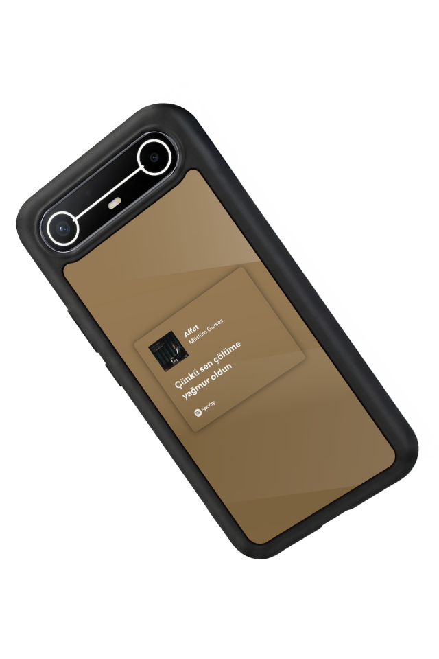 Tecno Spark Slim 5G Uyumlu Sarki Sozleri Tasarımlı Glossy Premium Kılıf