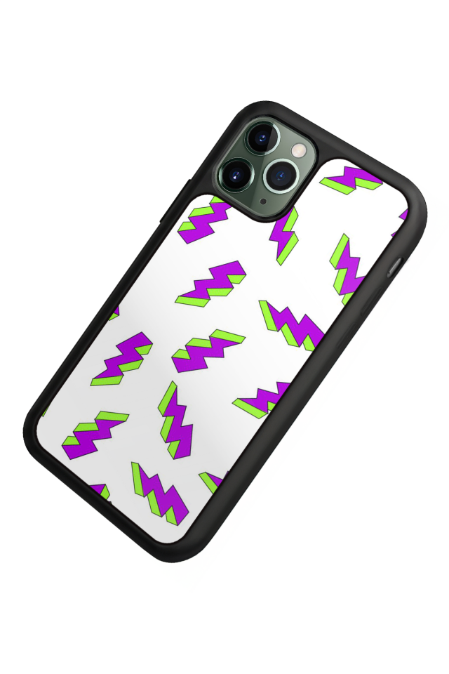 iPhone 11 Pro Max Uyumlu Simsek Tasarımlı Glossy Premium Kılıf