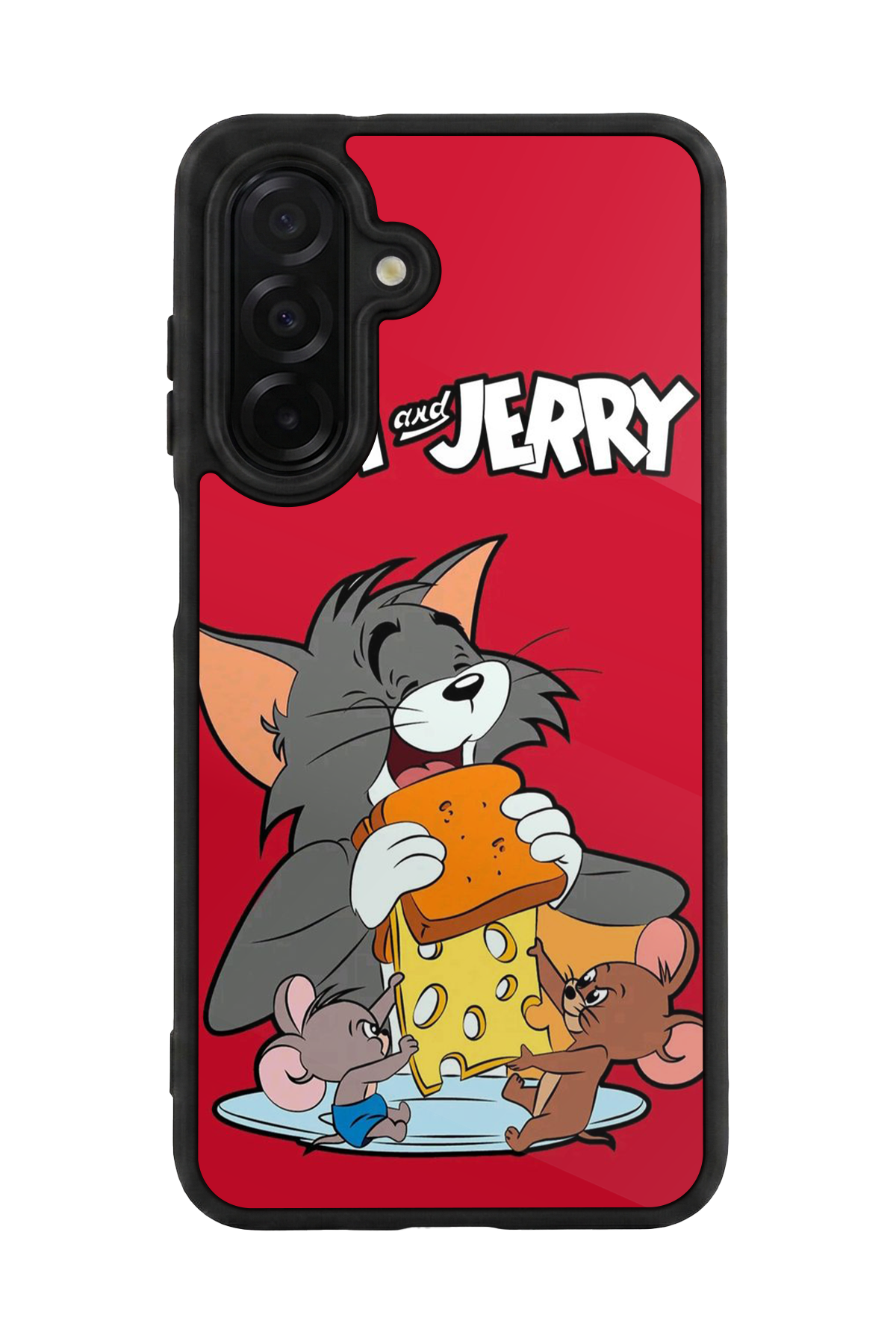 Samsung Galaxy A56 Uyumlu Tom And Jerry Tasarımlı Glossy Premium Kılıf